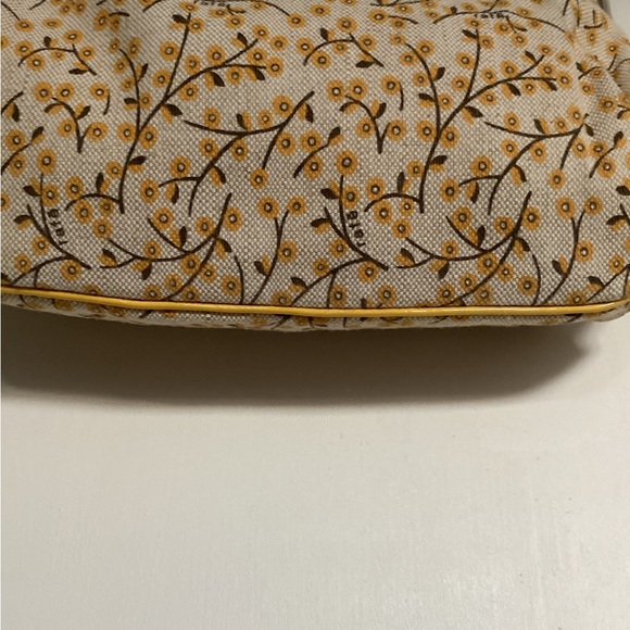 Rafe New York floral bag tote hobo yellow Like New - Picture 9 of 10